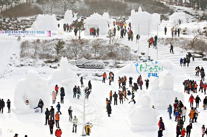 태백산 눈축제 [태백시 제공.재판매 및 DB 금지]