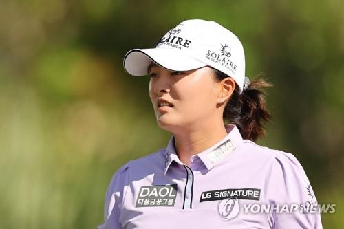 시즌 개막전에는 불참하기로 결정한 고진영. [AFP/게티이미지=연합뉴스]