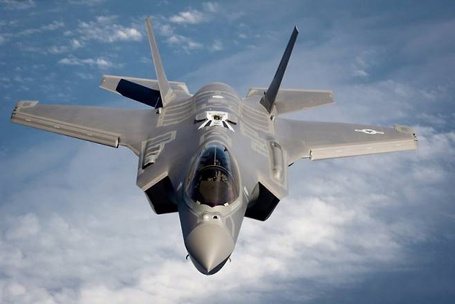 미국 공군의 최첨단 스텔스 전투기 F-35. 튀르키예가 탐내고 있으나 미국은 판매를 거부했다. 세계일보 자료사진