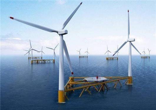 해상풍력발전시설 조감도. 사진은 기사 내용과 관련이 없음. 국제신문DB