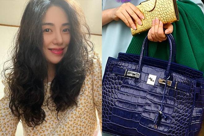 ▲ 권민아(왼쪽)와 권민아가 사기 피해를 주장하며 올린 사진(오른쪽). 출처|권민아 인스타그램