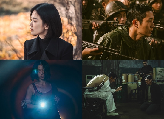 '더 글로리'(왼쪽부터 시계방향으로) 'D.P.' 시즌2, '독전2', '스위트홈' 시즌2. 사진제공=넷플릭스