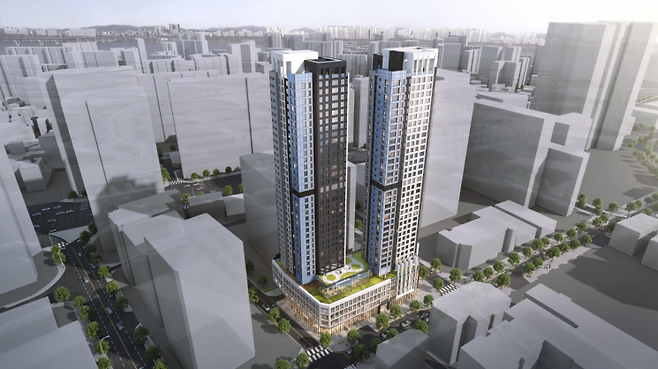 마포로1구역 '제10지구' 주상복합 건축물 조감도[사진제공=서울시]