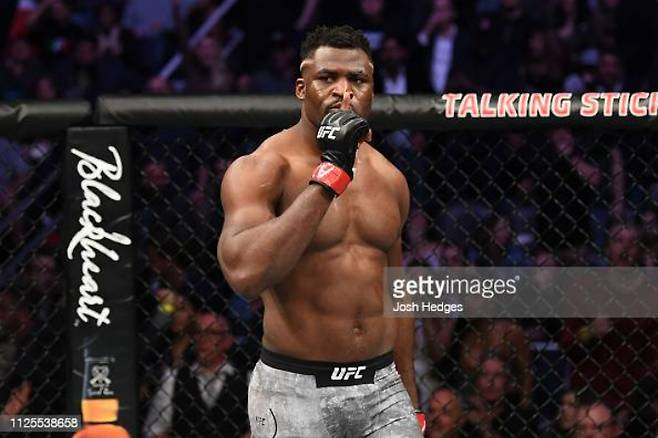 UFC 헤비급 챔피언 프란시스 은가누. UFC 제공/게티이미지