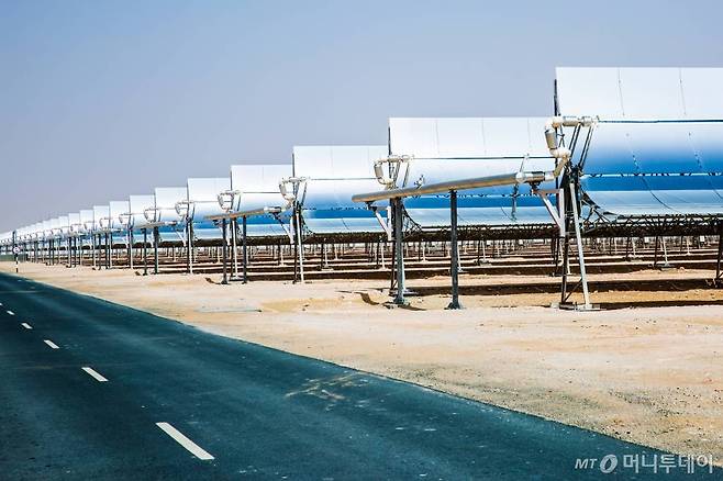 UAE 마스다르시티(masdar city) 태양광 발전 /사진=마스다르