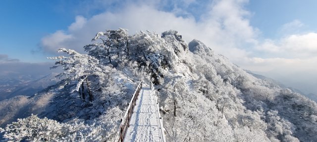 월악산 설경. 임혁성 씨 제공