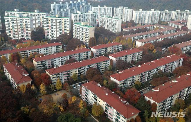 [서울=뉴시스] 서울 양천구 목동 아파트 단지.