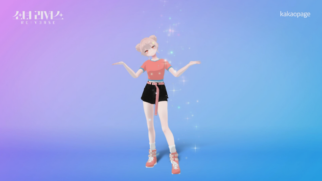 ▲ 찬미 버추얼 캐릭터 도화. 제공|카카오엔터테인먼트