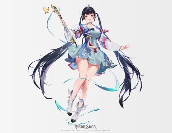 그랑사가의 한국 캐릭터 '유나'