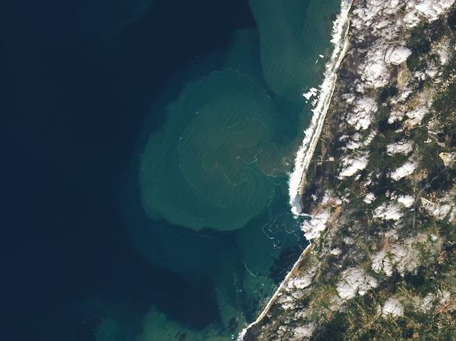 2020년 10월~2022년 2월. 2022년 2월 중순 가시화. 사진=미 항공우주국 지구관측소