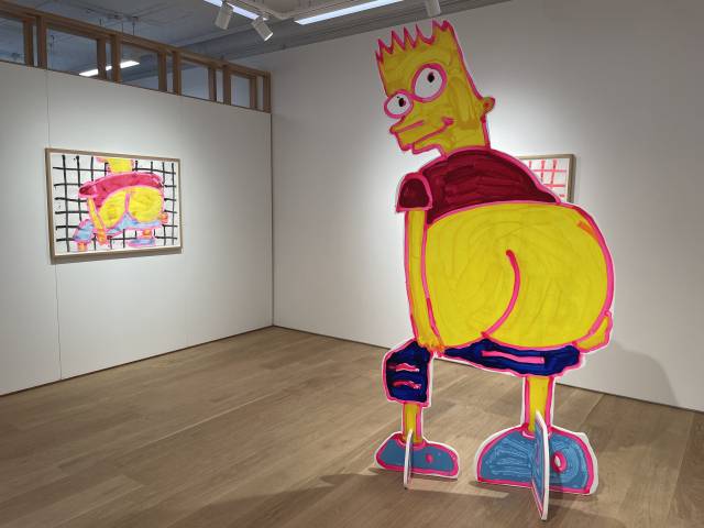 뉴욕 트라이베카에 위치한 캐나다(Canada) 갤러리에서 케서린 번하드(Katherine Bernhardt)의 개인전 ‘I’m Bart Simpson, who the hell are you?’ 가 한창이다.