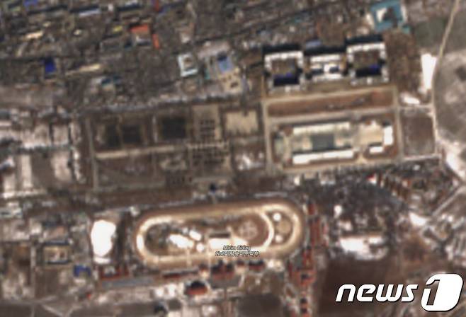 인공위성 '센티널-2A'가 지난 20일 북한 평양 미림비행장 일대를 촬영한 위성사진 (센티널허브 캡처)