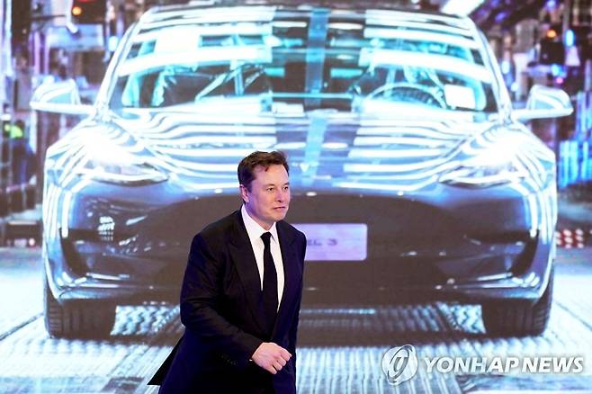 일론 머스크 테슬라 CEO [로이터 연합뉴스 자료사진. 재판매 및 DB 금지]
