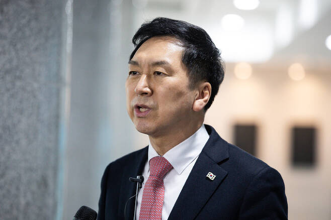 국민의힘 당권주자인 김기현 의원. 뉴스1