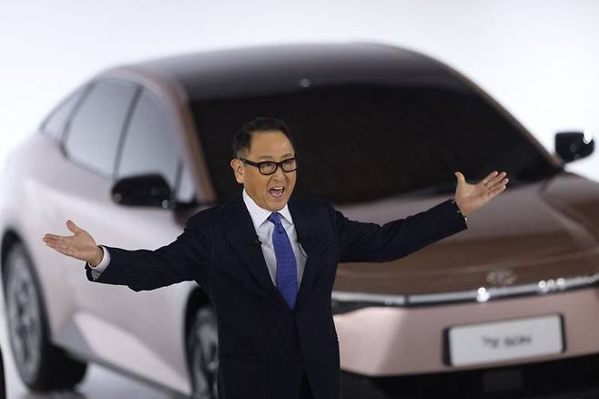 일본 도요타 자동차의 도요타 아키오 사장.AFP연합뉴스