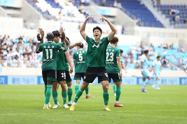 [서울=뉴시스] 전북 조규성 외 단체. 2022.09.10. (사진=한국프로축구연맹 제공)  *재판매 및 DB 금지