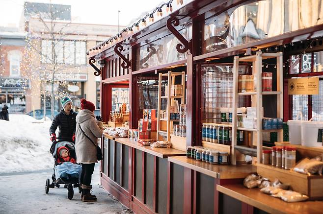 [서울=뉴시스] 190년 넘는 역사의 바이워드 마켓( (사진 출처=캐나다관광청 블로그) 2023.01.29. photo@newsis.com *재판매 및 DB 금지