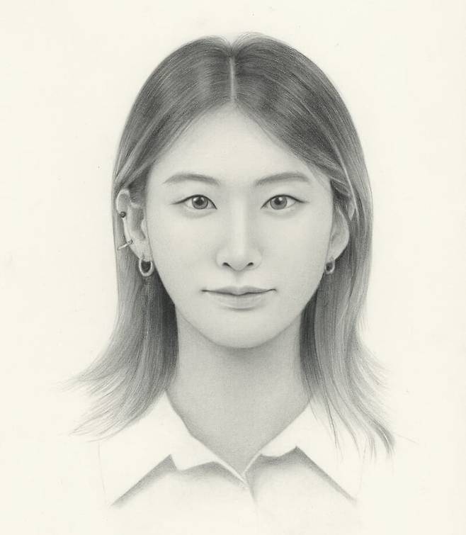 유채화씨의 친한 친구 심다혜씨가 그린 채화의 모습. 유가족 제공