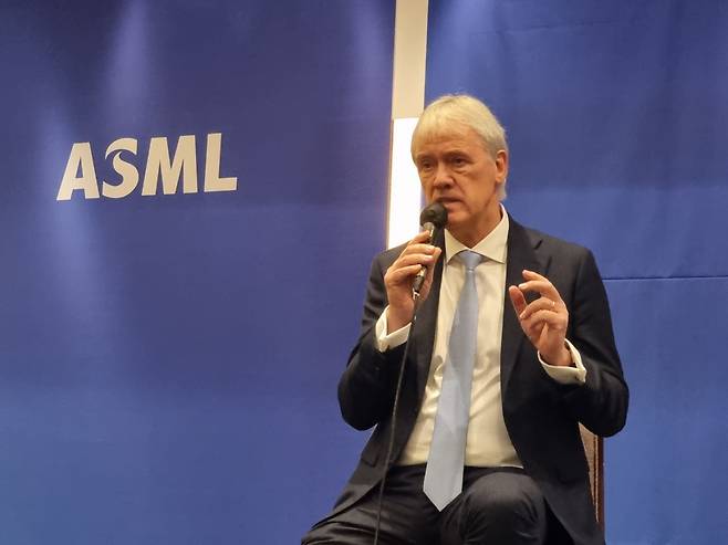 피터 베닝크 ASML 최고경영자(CEO). 김지헌 기자