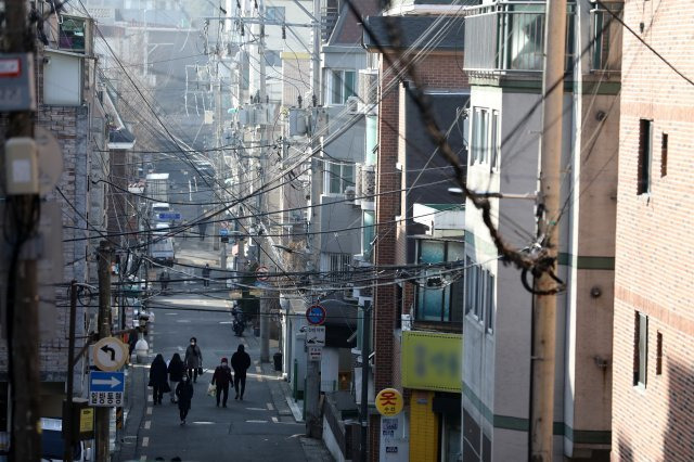 서울 강서구 화곡동의 빌라 밀집 지역. 뉴스1