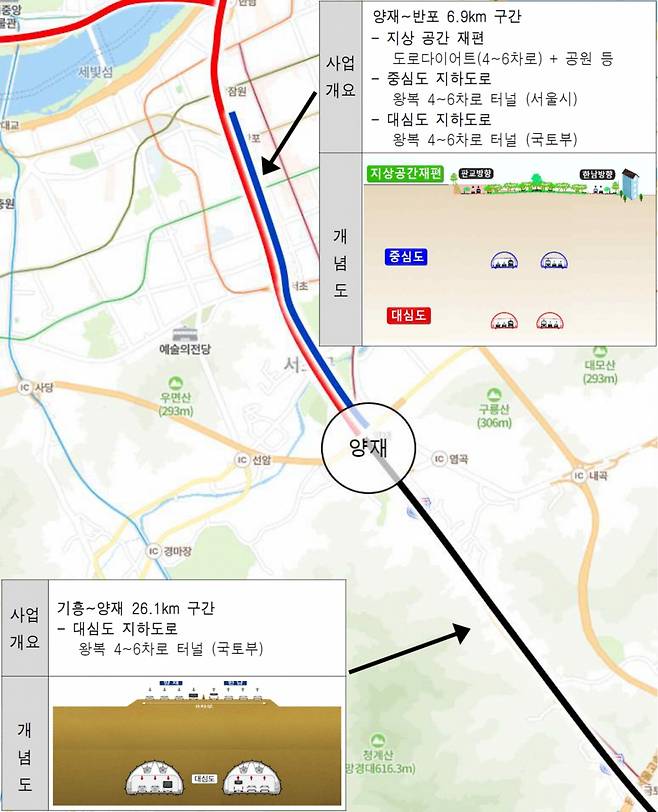 서울 양재~한남 '경부간선 지하화' 본격화…2026년 착공