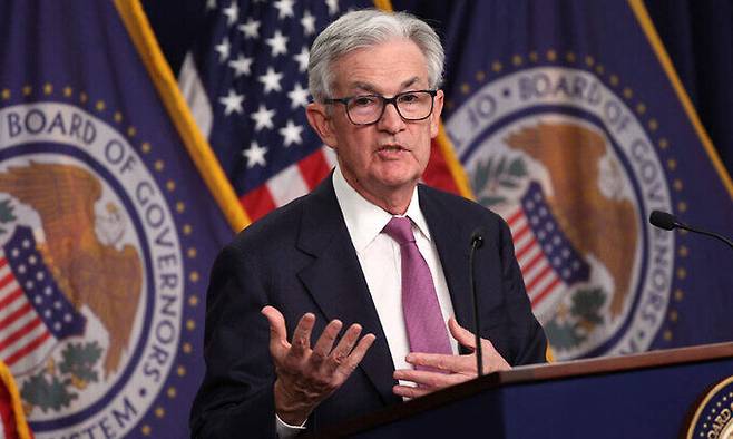 제롬 파월 미국 연방준비제도 의장. AFP연합뉴스