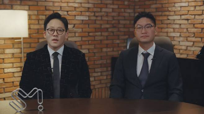 SM엔터테인먼트 이성수(왼쪽), 탁영준 공동대표