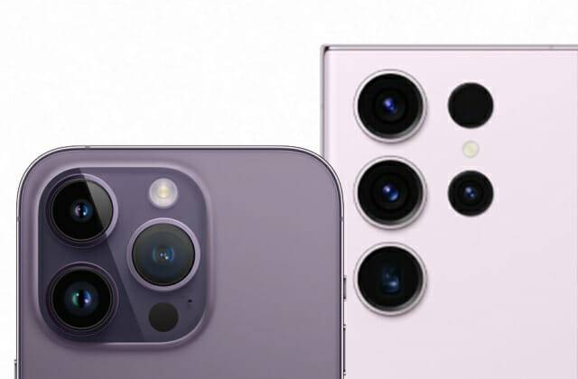 아이폰14 프로맥스와 갤럭시S23 울트라 (사진=각 사)