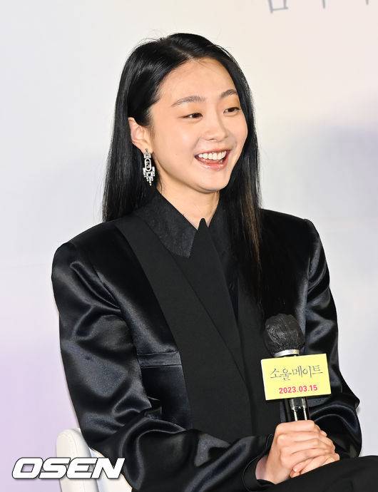 [OSEN=박준형 기자]배우 김다미가 미소 짓고 있다. 2023.02.03 / soul1014@osen.co.kr