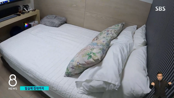 한 룸카페 내부. SBS ‘8 뉴스’ 방송화면 캡처