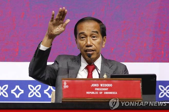 조코 위도도 인도네시아 대통령 [AP 연합뉴스 자료사진. 재판매 및 DB 금지]