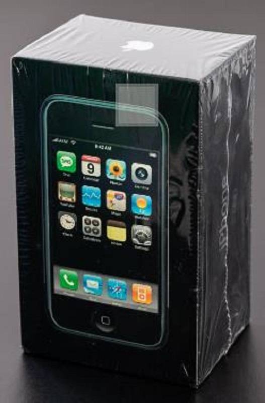 경매에 나온 1세대 아이폰. / 사진 = LCG 옥션 홈페이지 캡처.