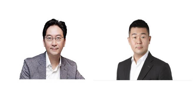 닷의 사외이사로 선임된 김윤 박사(좌) 그리고 김유식 상무 (우)
