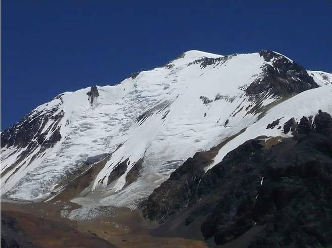 아르헨티나 산 후안 주에 있는 세로 메르세다리오 산. 산 후안 주 정부 홈페이지 캡처