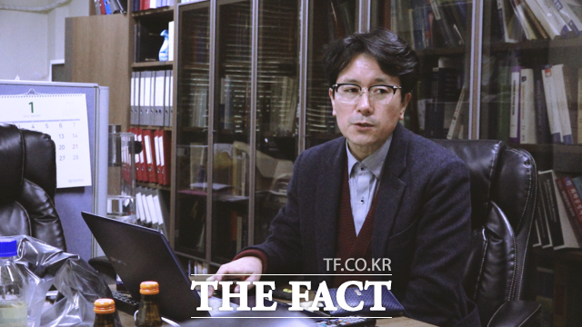 하이브리드 파워팩 전주지 특화관리 센터를 주도하고 있는 정호영 전남대 환경에너지학과 교수는 에너지 저장기술을 바탕으로 한 파워팩 전지로 무인기를 24시간 하늘에 날게 하는 기술 세계 1위를 자신한다고 말했다./ 광주 = 나윤상