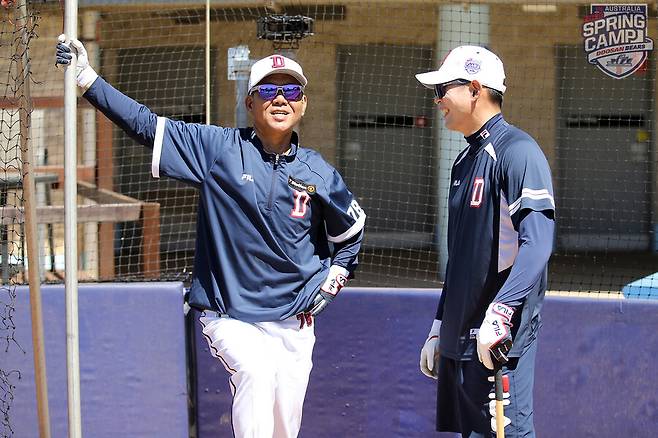 ▲ 세리자와 유지 두산 베어스 배터리코치 ⓒ 두산 베어스