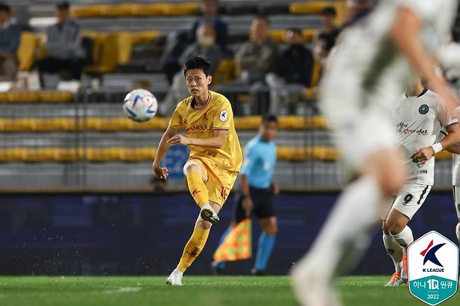 지난 시즌 광주에서 뛴 김종우 [한국프로축구연맹 제공. 재판매 및 DB금지]