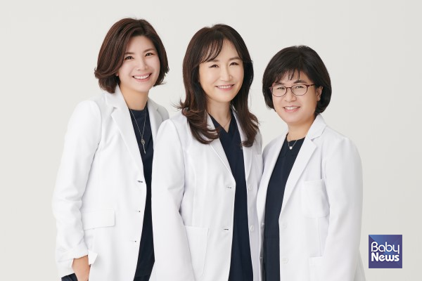 왼쪽부터 구화선 원장, 김진영 원장, 송인옥 원장. ⓒ베스트오브미여성의원