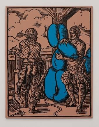 재진, Studio fabrica 11, 2023, Acrylic on canvas, 91 x 116 (IAH 서울 제공)