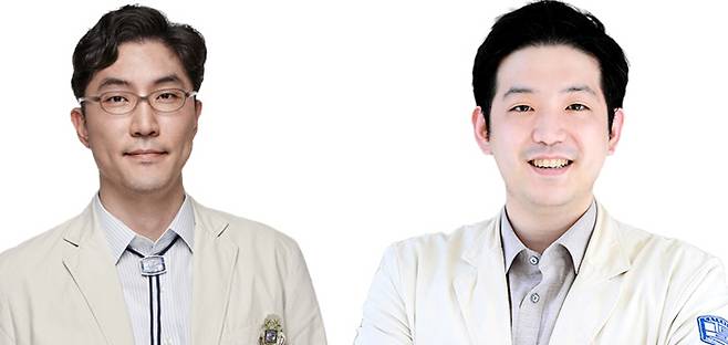 조병식 교수(왼쪽)와 곽대훈 임상강사