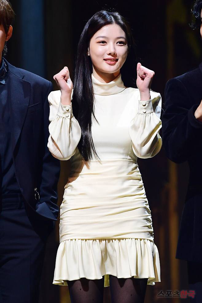 연극 '셰익스피어 인 러브' 기자간담회에 참석한 배우 김유정. ⓒ이혜영 기자 lhy@hankooki.com