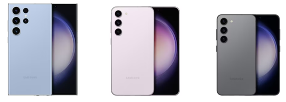 삼성전자 갤럭시S23 시리즈. 삼성닷컴 캡처