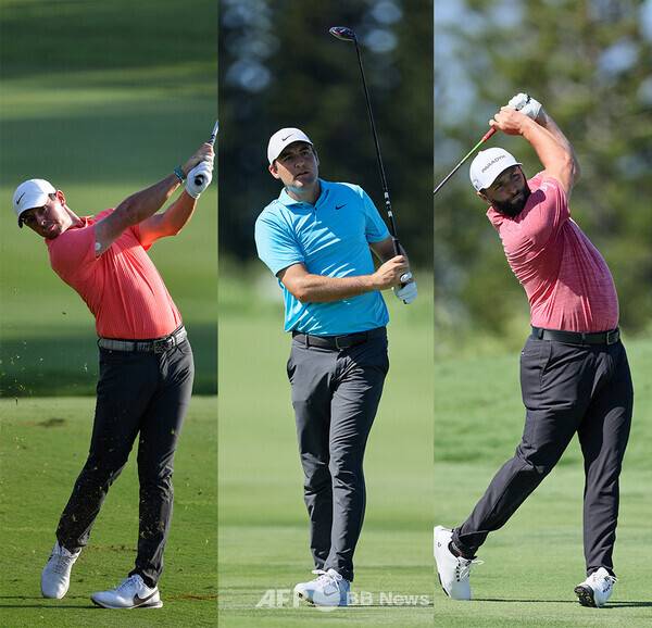 2023년 미국프로골프(PGA) 투어 WM 피닉스 오픈에 출전하는 로리 맥길로이, 스코티 셰플러, 존 람. 사진제공=ⓒAFPBBNews = News1