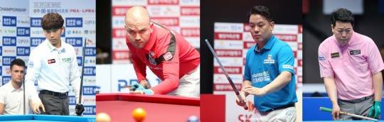 8강에 오른 임성균, 위마즈, 조재호, 강동궁(사진 왼쪽부터. PBA제공)