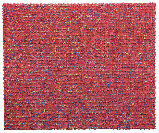 이희돈, 연(緣) - 인연, 캔버스에 아크릴, 혼합재료, 59.7×72.7cm, 2011