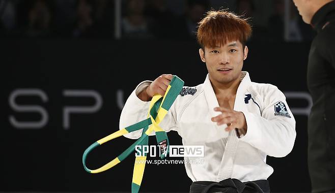 ▲ 65kg급 토너먼트에 출전하는 채완기.