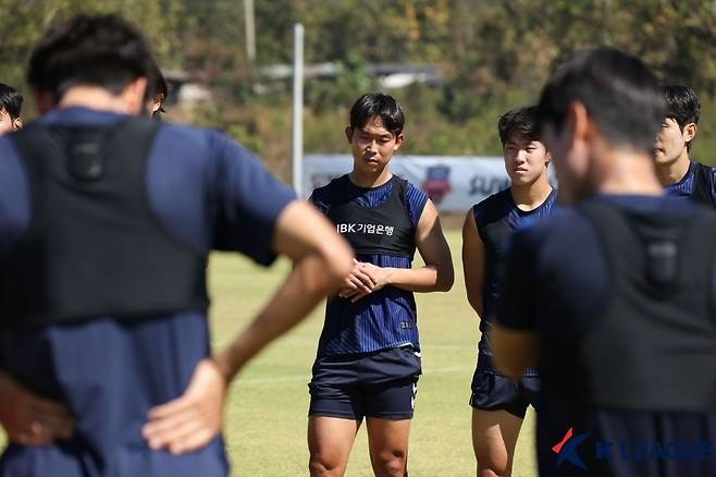 지난달 태국 치앙마이에서 훈련한 윤빛가람 [한국프로축구연맹 제공. 재판매 및 DB금지]