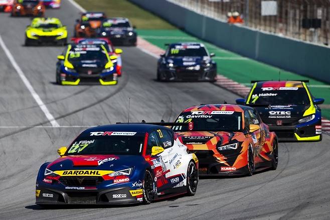 2022 TCR 유럽 경기 장면 <사진 제공=금호타이아>
