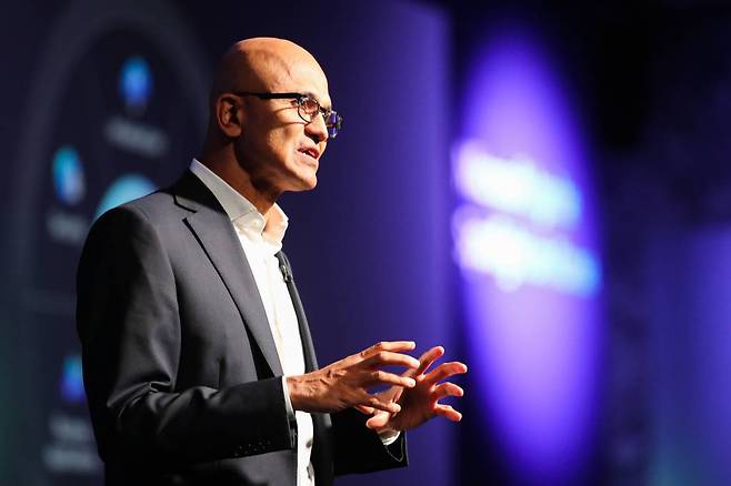 사티아 나델라 마이크로소프트(MS) CEO(최고경영자). /사진=뉴스1
