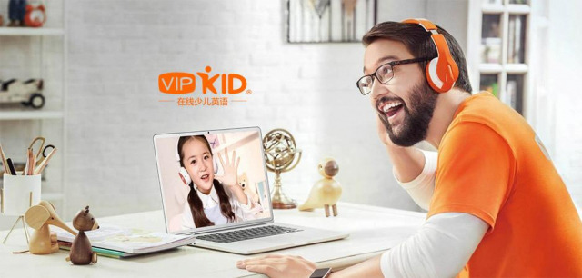 중국 온라인 교육업체 VIPKID. 홈페이지 캡쳐